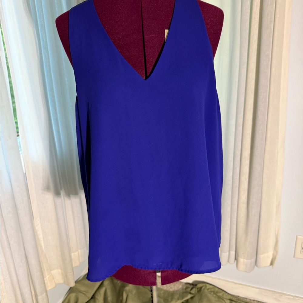 Banana Republic Royal Blue Sleeveless Top